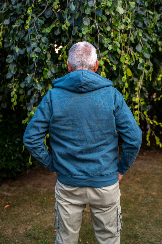 Jacke/Zip-Hoodie (Petrol)
