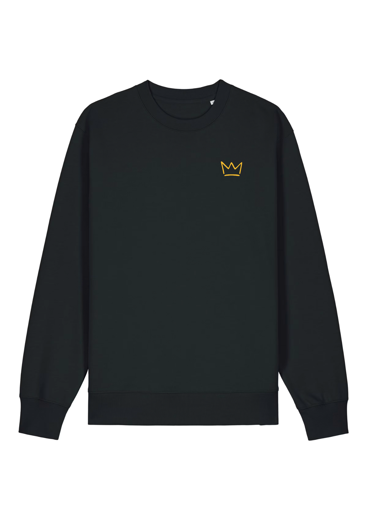 Sweatshirt mit Retro-Print (schwarz)