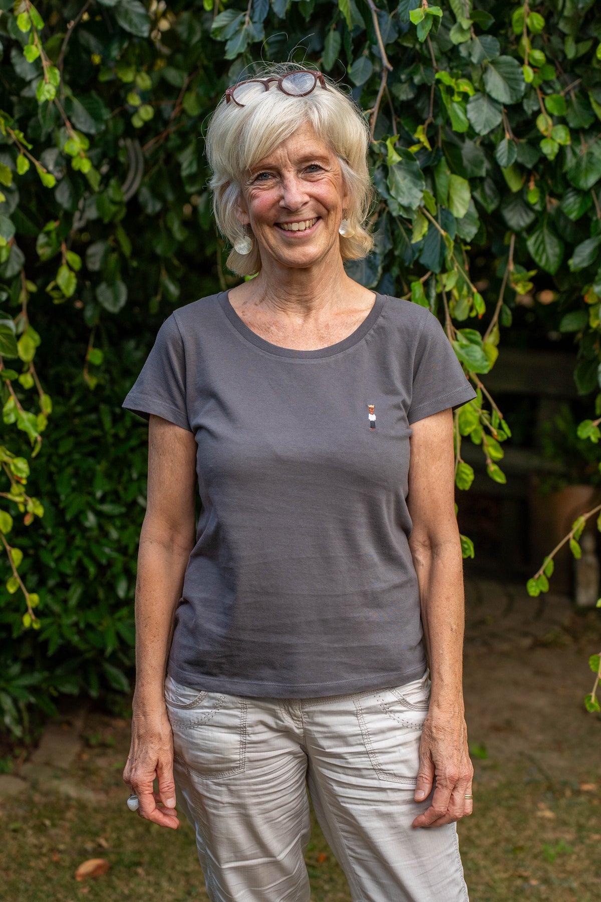 T-Shirt Frauen (Dunkelgrau)